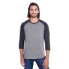 Buy Threadfast 302G Unisex Triblend 3/4-Sleeve Raglan | ApparelChoice.ca