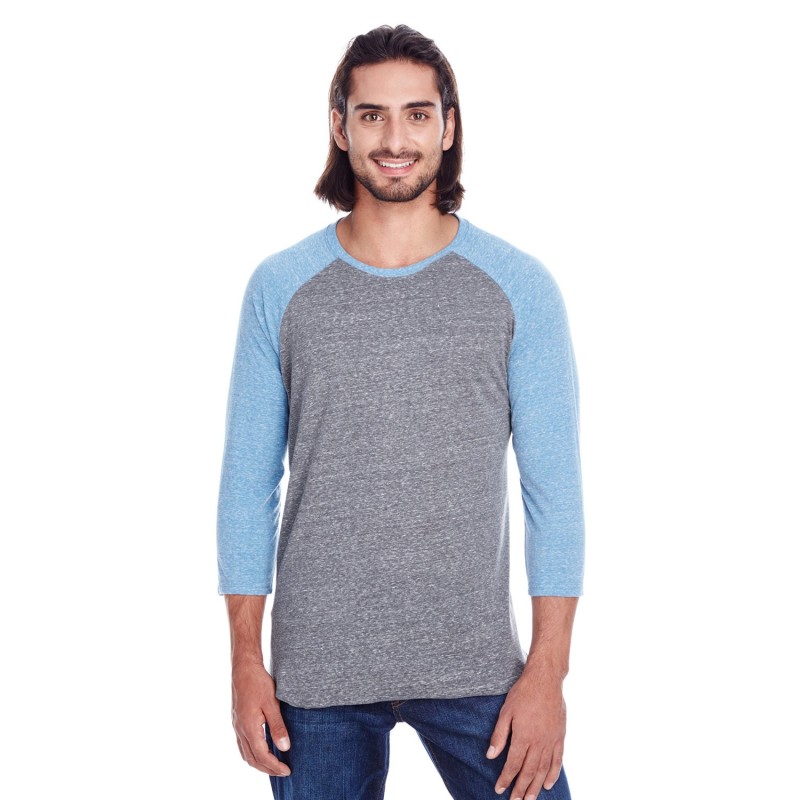Buy Threadfast 302G Unisex Triblend 3/4-Sleeve Raglan | ApparelChoice.ca