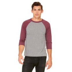 Buy Bella + Canvas 3200 Unisex 3/4-Sleeve Baseball T-Shirt | ApparelChoice.ca