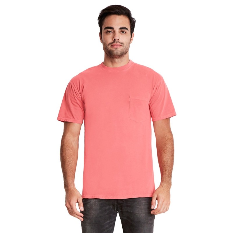 Buy Next Level Apparel 7415 Adult Inspired Dye Crew with Pocket | ApparelChoice.ca