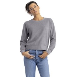 Buy Next Level Apparel 9084 Ladies Laguna Sueded Sweatshirt | ApparelChoice.ca