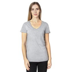 Buy Threadfast 200RV Ladies Ultimate CVC V-Neck T-Shirt | ApparelChoice.ca