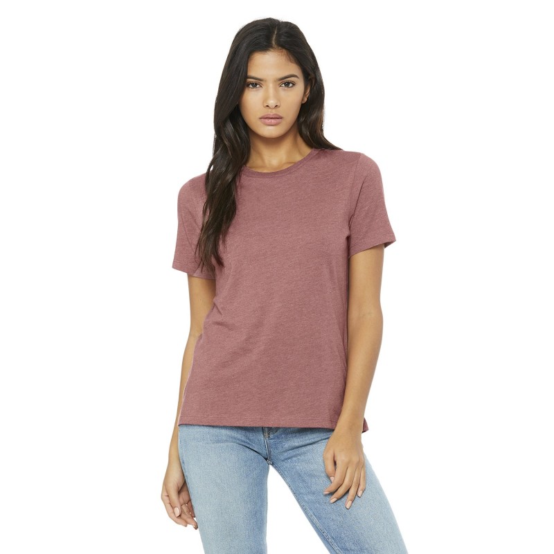Buy Bella + Canvas 6400CVC Ladies Relaxed Heather CVC Short-Sleeve T-Shirt | ApparelChoice.ca