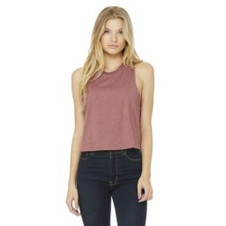 Buy Bella + Canvas 6682 Ladies Racerback Cropped Tank | ApparelChoice.ca