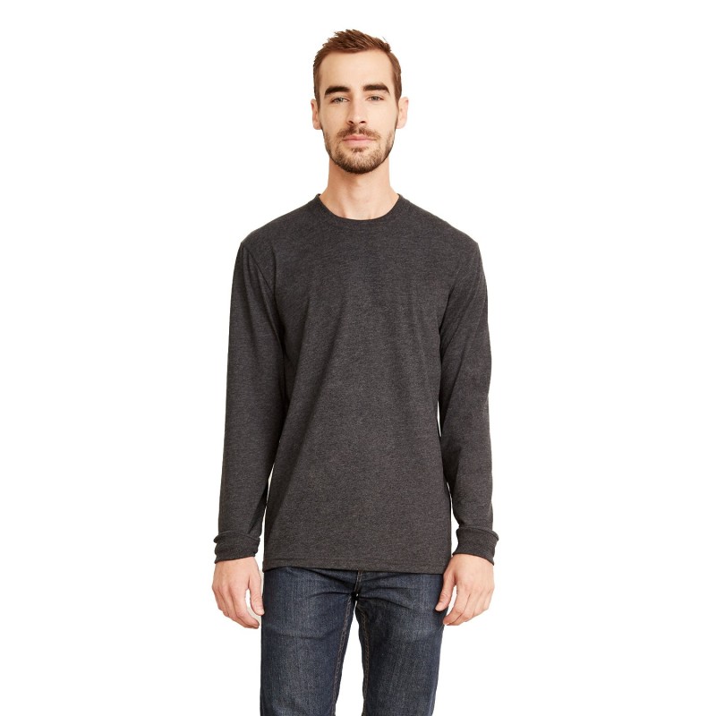 Buy Next Level Apparel 6411 Unisex Sueded Long-Sleeve Crew | ApparelChoice.ca