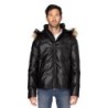 Buy Threadfast 397J Unisex Vegan Leather Puffer Jacket | ApparelChoice.ca