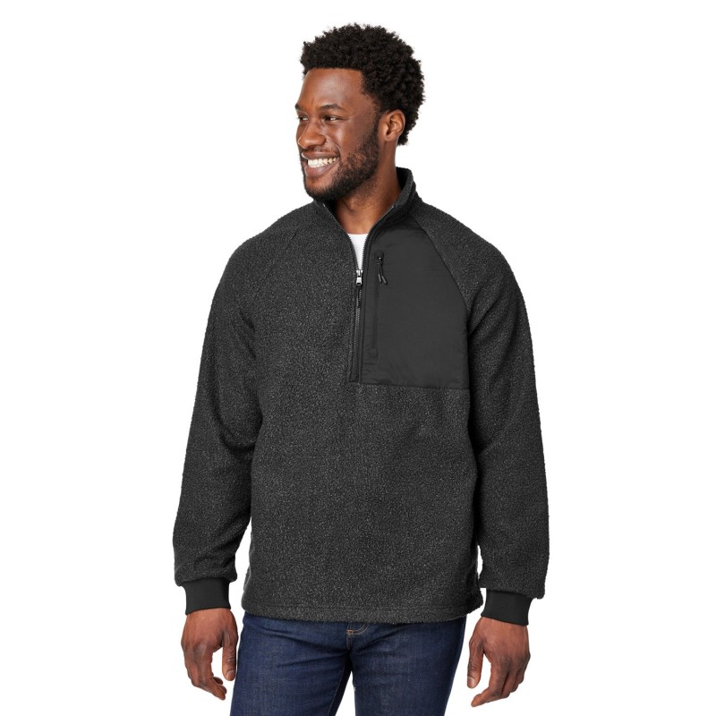Buy North End NE713 Men's Aura Sweater Fleece Quarter-Zip | ApparelChoice.ca