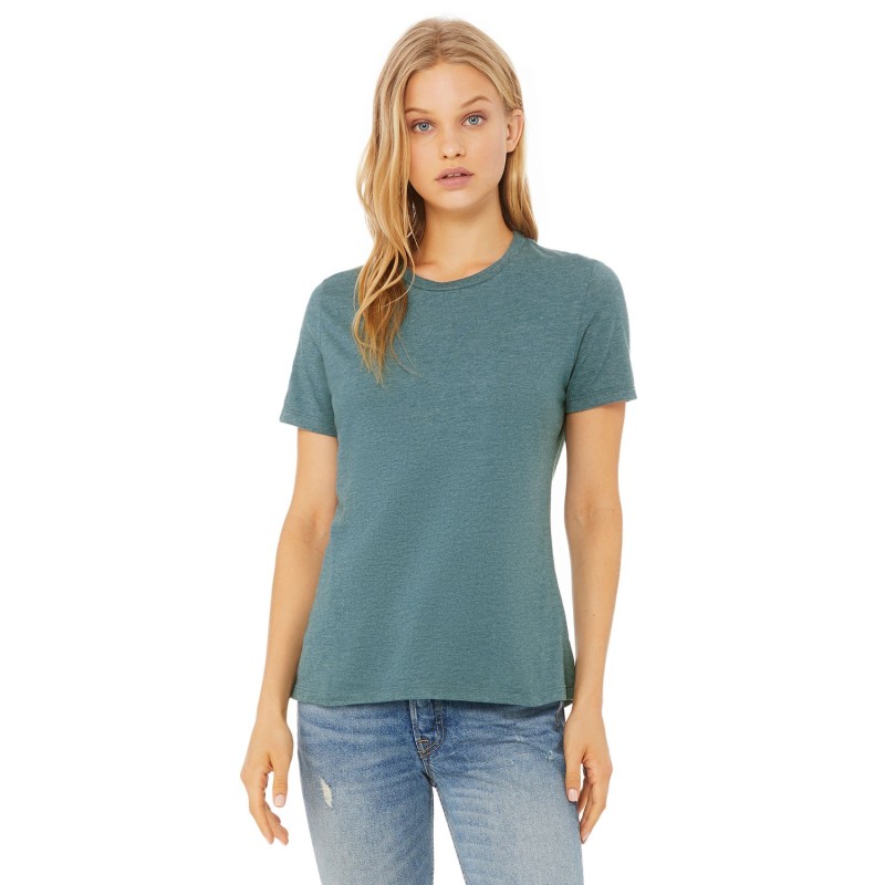 Buy Bella + Canvas 6400CVC Ladies Relaxed Heather CVC Short-Sleeve T-Shirt | ApparelChoice.ca