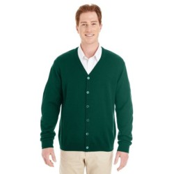 Buy Harriton M425 Men's Pilbloc V-Neck Button Cardigan Sweater | ApparelChoice.ca