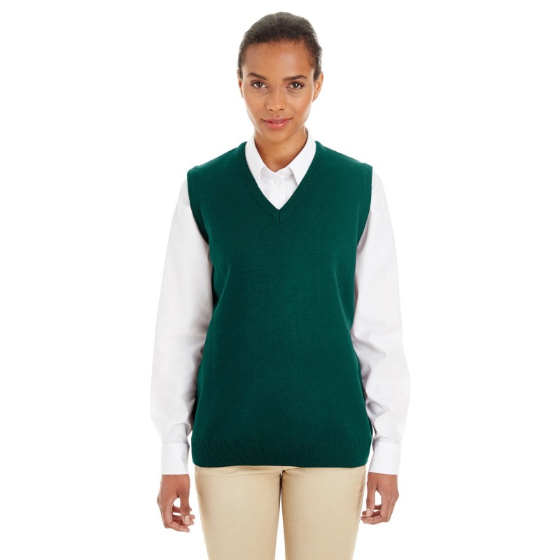 Buy Harriton M415W Ladies Pilbloc V-Neck Sweater Vest | ApparelChoice.ca