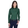 Buy Harriton M500W Ladies Easy Blend Long-Sleeve Twill Shirt with Stain-Release | ApparelChoice.ca