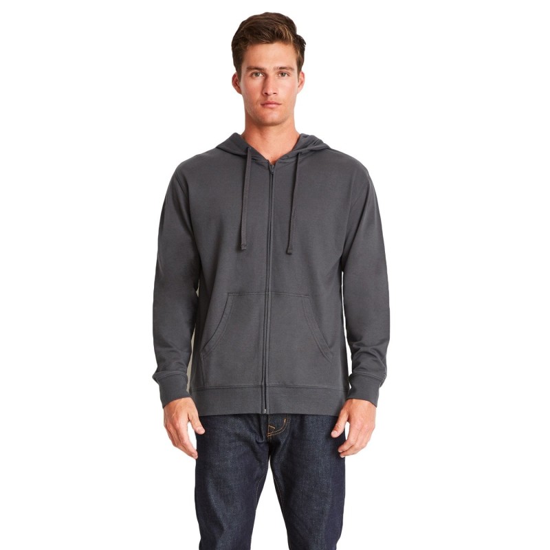 Buy Next Level Apparel 9601 Adult Laguna French Terry Full-Zip Hooded Sweatshirt | ApparelChoice.ca