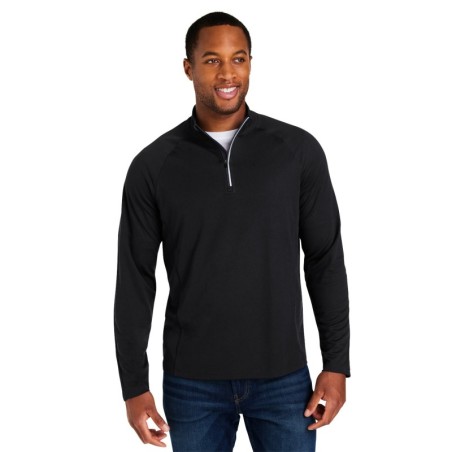 Buy Core365 CE418 Men's Origin Performance Pique Quarter-Zip | ApparelChoice.ca