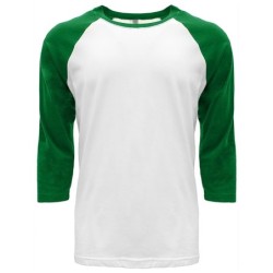 Buy Next Level Apparel 6251 Unisex CVC 3/4 Sleeve Raglan Baseball T-Shirt | ApparelChoice.ca