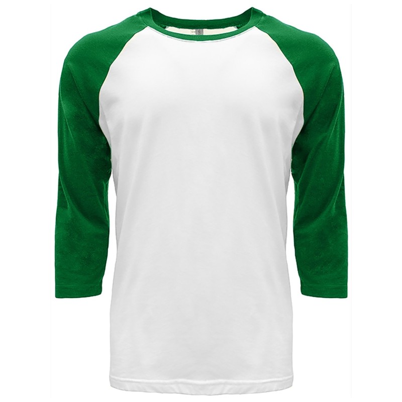 Buy Next Level Apparel 6251 Unisex CVC 3/4 Sleeve Raglan Baseball T-Shirt | ApparelChoice.ca