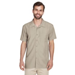 Buy Harriton M560 Men's Barbados Textured Camp Shirt | ApparelChoice.ca