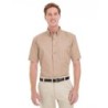 Buy Harriton M582 Men's Foundation 100% Cotton Short-Sleeve Twill Shirt with Teflon | ApparelChoice.ca