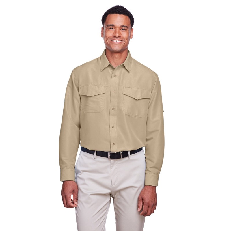 Buy Harriton M580L Men's Key West Long-Sleeve Performance Staff Shirt | ApparelChoice.ca