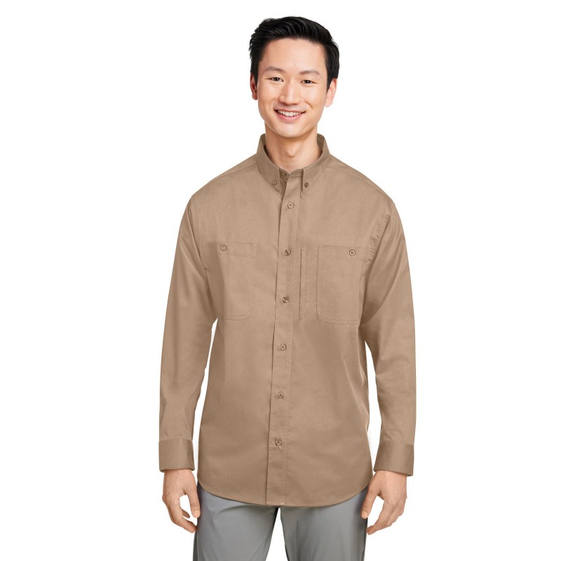 Buy Harriton M585L Men's Advantage IL Long-Sleeve Workshirt | ApparelChoice.ca
