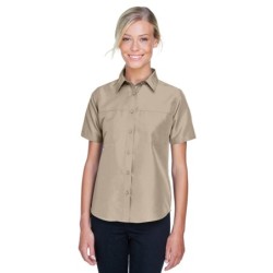 Buy Harriton M580W Ladies Key West Short-Sleeve Performance Staff Shirt | ApparelChoice.ca