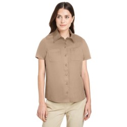 Buy Harriton M585W Ladies Advantage IL Short-Sleeve Work Shirt | ApparelChoice.ca