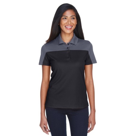 Buy Core365 CE101W Ladies Balance Colorblock Performance Pique Polo | ApparelChoice.ca