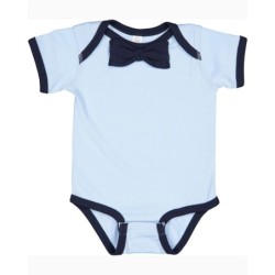 Buy Rabbit Skins RS4407 Infant Baby Rib Bow Tie Bodysuit | ApparelChoice.ca