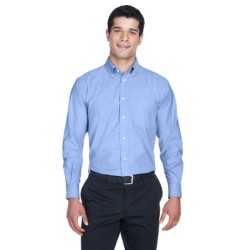 Buy Harriton M600 Men's Long-Sleeve Oxford with Stain-Release | ApparelChoice.ca