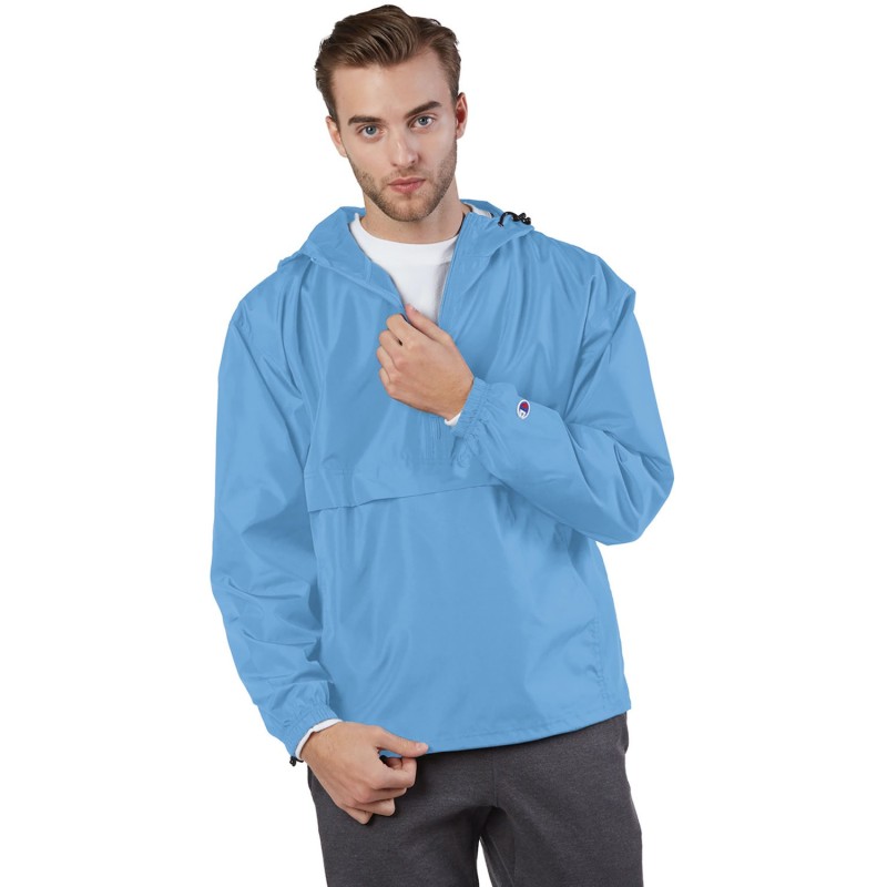 Buy Champion CO200 Adult Packable Anorak 1/4 Zip Jacket | ApparelChoice.ca