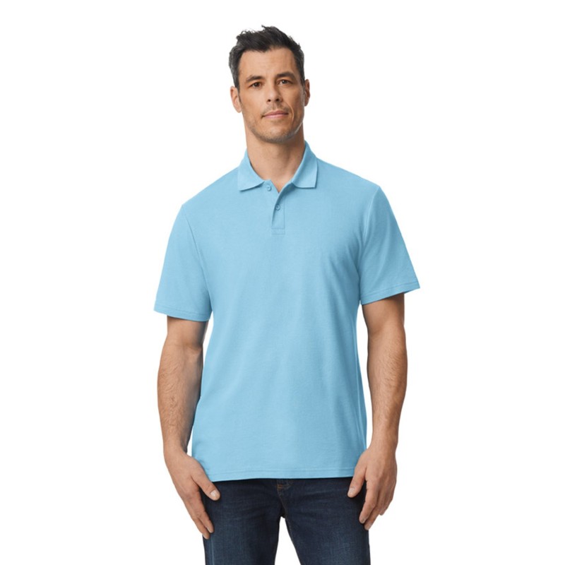 Buy Gildan G648 Men's Softstyle Double Pique Polo | ApparelChoice.ca