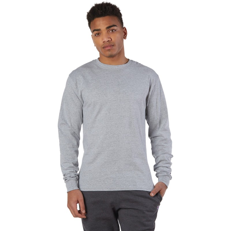 Buy Champion CC8C Adult 5.2 oz. Long-Sleeve T-Shirt | ApparelChoice.ca