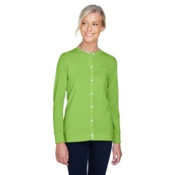 Buy Devon & Jones DP181W Ladies Perfect Fit Ribbon Cardigan | ApparelChoice.ca