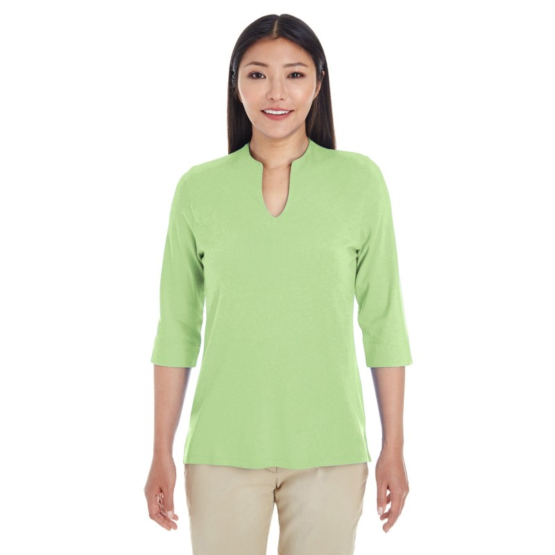 Buy Devon & Jones DP188W Ladies Perfect Fit Tailored Open Neckline Top | ApparelChoice.ca