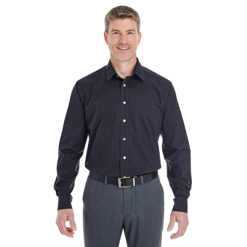 Buy Devon & Jones DG534 Men's Crown Collection Striped Woven Shirt | ApparelChoice.ca