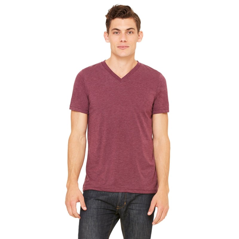 Buy Bella + Canvas 3415C Unisex Triblend V-Neck T-Shirt | ApparelChoice.ca