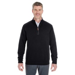 Buy Devon & Jones DG478 Men's Manchester Fully-Fashioned Quarter-Zip Sweater | ApparelChoice.ca
