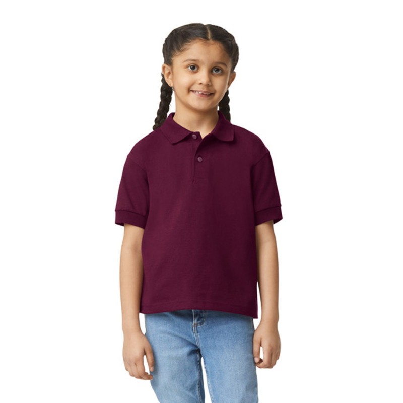 Buy Gildan G880B Youth Jersey Polo | ApparelChoice.ca