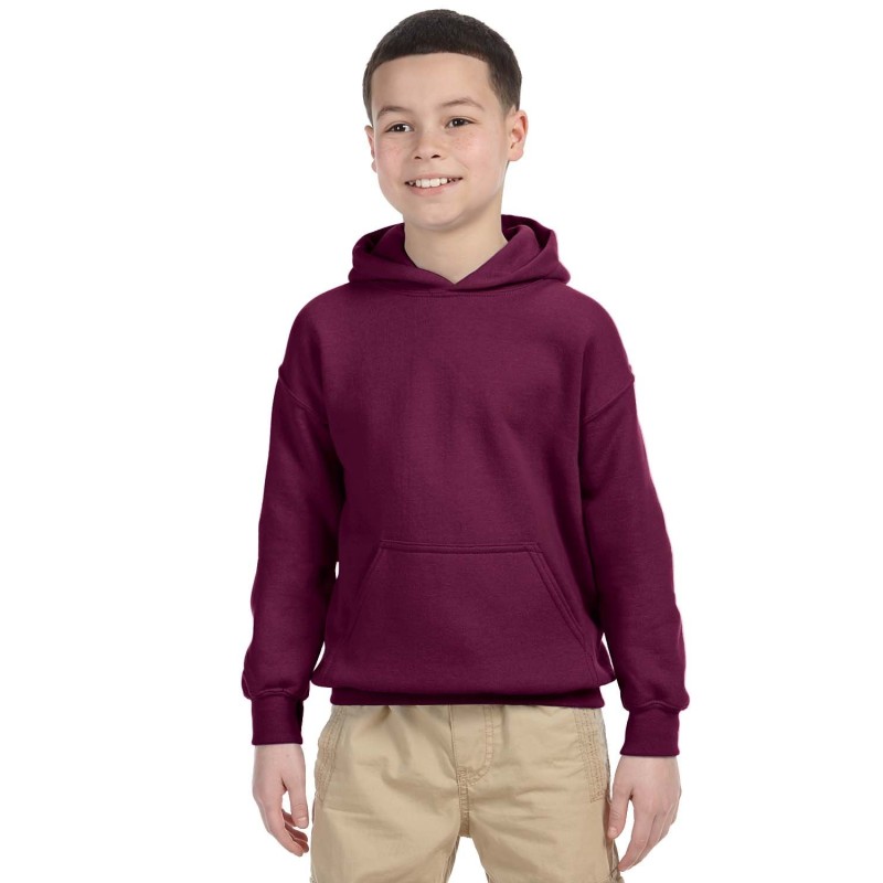 Buy Gildan G185B Youth Heavy Blend Hooded Sweatshirt | ApparelChoice.ca