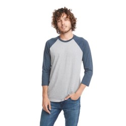 Buy Next Level Apparel 6251 Unisex CVC 3/4 Sleeve Raglan Baseball T-Shirt | ApparelChoice.ca