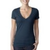Buy Next Level Apparel 6640 Ladies CVC Deep V-Neck T-Shirt | ApparelChoice.ca