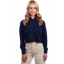 Buy Next Level Apparel 9384 Ladies Cropped Pullover Hooded Sweatshirt | ApparelChoice.ca