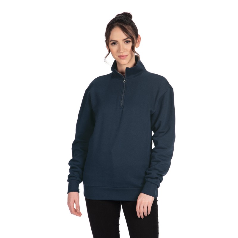 Buy Next Level Apparel 9643 Unisex Fleece Quarter-Zip | ApparelChoice.ca