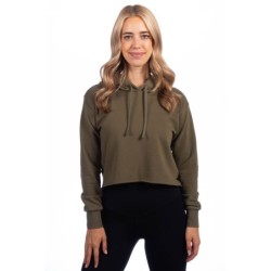 Buy Next Level Apparel 9384 Ladies Cropped Pullover Hooded Sweatshirt | ApparelChoice.ca