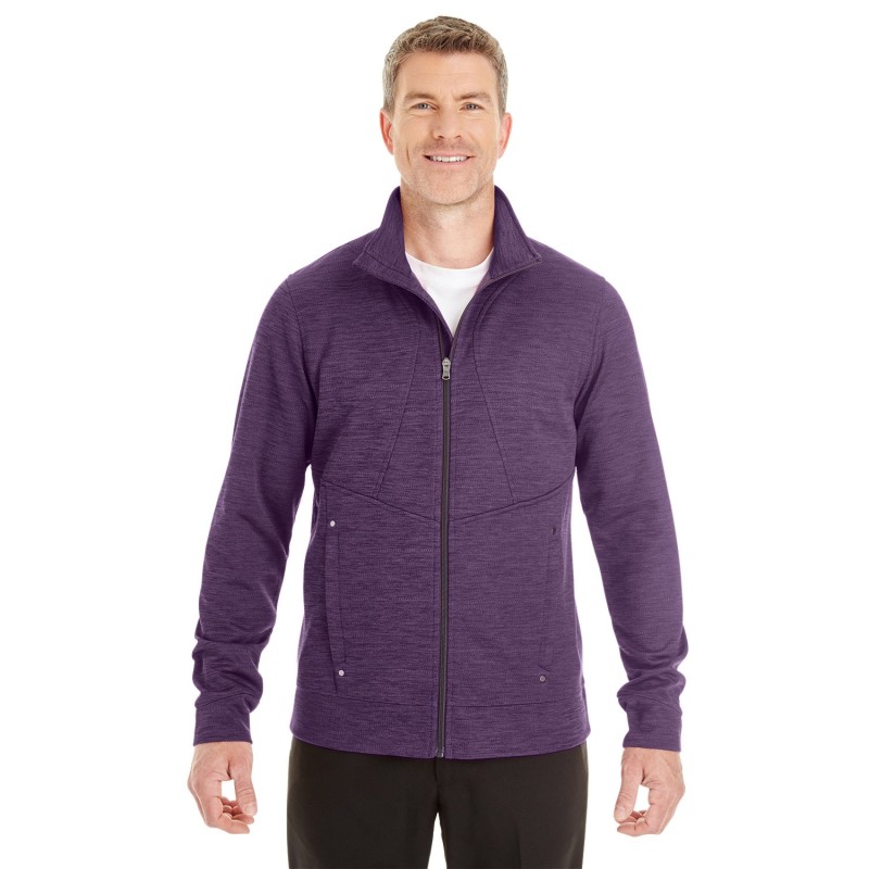 Buy North End NE704 Men's Amplify Melange Fleece Jacket | ApparelChoice.ca