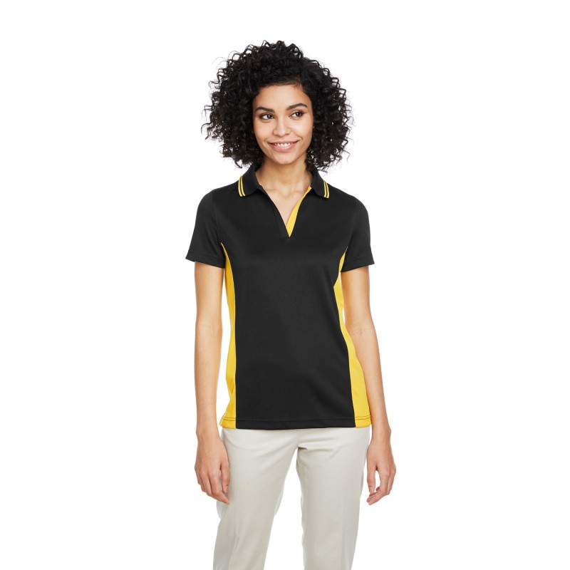 Buy Harriton M386W Ladies Flash Snag Protection Plus IL Colorblock Polo | ApparelChoice.ca