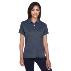 Buy Devon & Jones DG210W Ladies Pima-Tech Jet Pique Heather Polo | ApparelChoice.ca