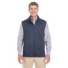 Buy Devon & Jones DG797 Men's Newbury Melange Fleece Vest | ApparelChoice.ca