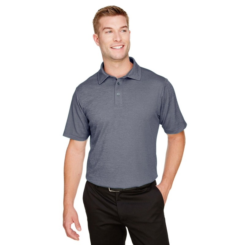 Buy Devon & Jones DG22 CrownLux Performance Men's Address Melange Polo | ApparelChoice.ca