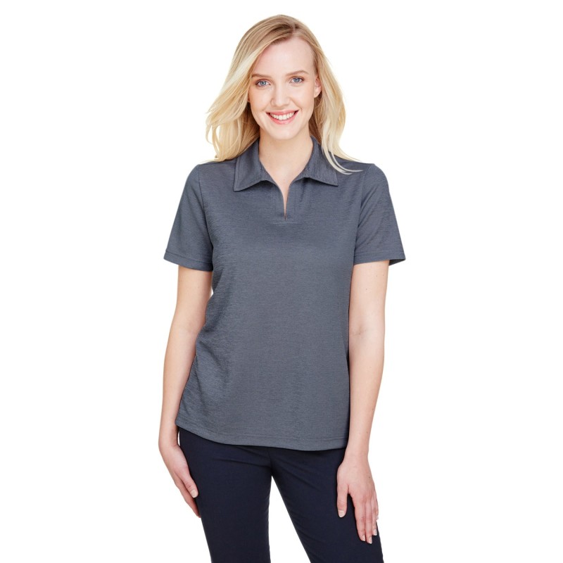Buy Devon & Jones DG22W CrownLux Performance Ladies Address Melange Polo | ApparelChoice.ca