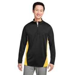 Buy Harriton M786 Men's Flash Snag Protection Plus IL Colorblock Quarter-Zip | ApparelChoice.ca